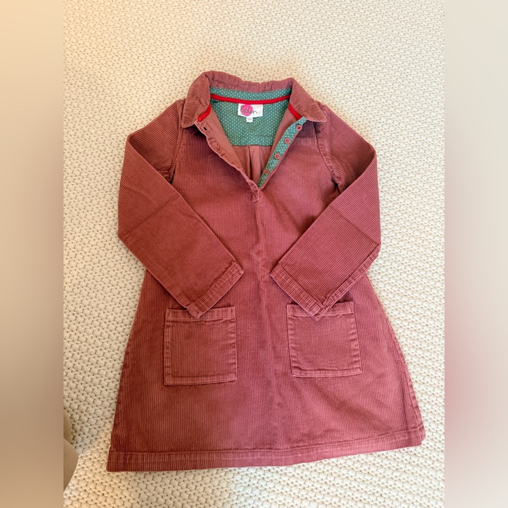 Boden Girls' Corduroy Pullover Dress
